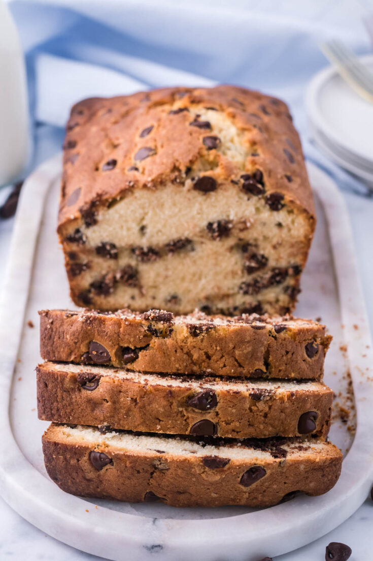 Chocolate chip loaf deals cake