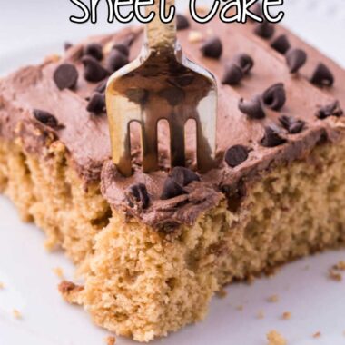 Peanut Butter Sheet Cake