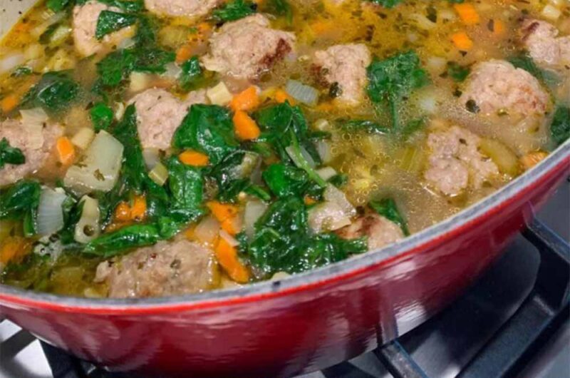 Homemade Italian Wedding Soup